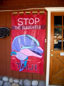 Although the LA rally is miles away, there's support for Taiji dolphins in Idyllwild